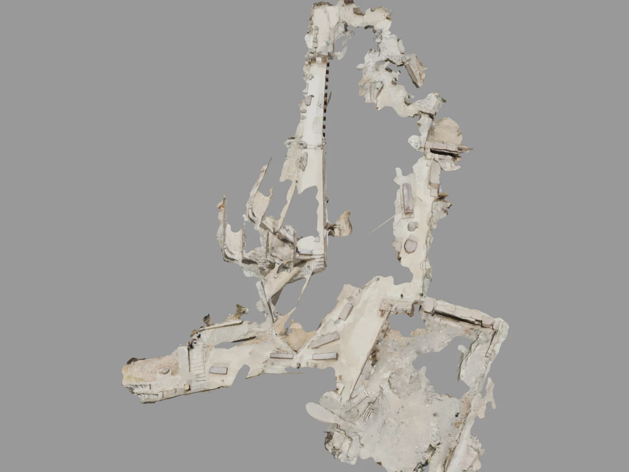 3D LiDAR scan of Ollantaytambo fortress