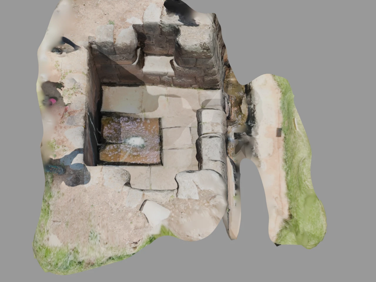 3D LiDAR scan of Tipon aqueducts